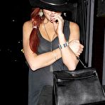 Third pic of Lindsay Lohan leaving the Tasting Kitchen in Venice