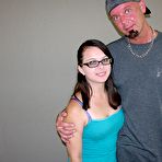 First pic of Teen Handjob In Glasses - Jennifer And Ray Edwards From True Amateur Models