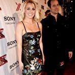 Third pic of Britney Spears posing at X Factor Viewing Party
