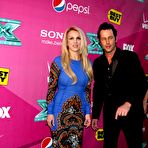 Second pic of Britney Spears at The X-Factor Season 2 premiere