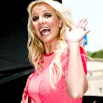 First pic of Britney Spears sexy in short pink dress at X Factor auditions