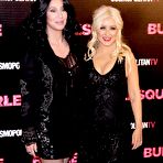 Fourth pic of Christina Aguilera cleavage at Burlesque premiere in Madrid