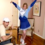 First pic of Cheerleader Auditions - Teen Anita Blue Double Teamed