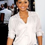 First pic of Christina Milian posing at Iris premiere in Hollywood