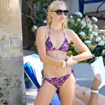 Second pic of Kate Bosworth in bikini relaxing poolside in Palm Springs