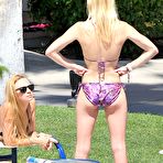 Fourth pic of Kate Bosworth in bikini relaxing poolside in Palm Springs