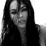Fourth pic of Megan Fox black-&-white sexy scans from mags