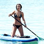 Second pic of Lucy Mecklenburgh paddleboarding in bikini