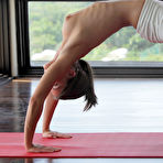 Third pic of Flexible teen girl doing morning yoga