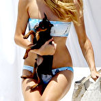 Second pic of Paris Hilton wearing a bikini in Malibu