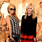 Second pic of Paris Hilton posing her sexy legs at fashion show