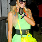 First pic of Paris Hilton shows her legs at The Coachella Valley Music and Arts Festival