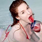 Second pic of Hot Redhead Emily Archer Gets Wet