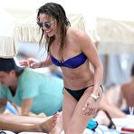 Third pic of Katie Cassidy wearing a bikini at a beach in Miami