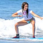 Second pic of Ashley Tisdale surfing in Hawaii paparazzi shots