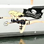 First pic of Pamela Anderson on the yacht paparazzi shots