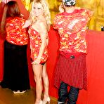Second pic of Pamela Anderson shows her legs at Brahma VIP Party in Rio de Janeiro