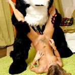 Third pic of Funny toys porn with pretty blonde - Panda fuck