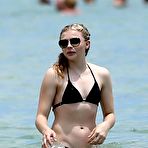 Fourth pic of Chloe Moretz in black bikini in Miami