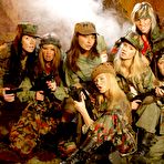 First pic of Clubseventeen Seven army girls getting naughty
