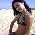 First pic of Sex girlfriend pics :: Beautiful Latin babe takes a massive one in her face.. 