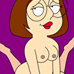 Second pic of XL Toons || Nasty Meg Griffin slams hard cock