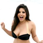 Second pic of Sunny Leone bikini nip slips
