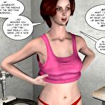 Second pic of The x files 3D sex sci-fi comics and anime BDSM fetish story about super pussy of secret agent Scully