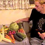 First pic of BoyFetish.Com - Jason Uses Vegetables Up His Gay Ass