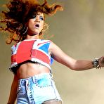 First pic of Rihanna sexy performs at V Festival stage in Weston Park