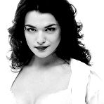 Fourth pic of Rachel Weisz sexy posing black-&-white scans
