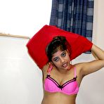Second pic of My Sexy Rupali - Rupali In Red Top Stripping Naked
