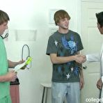 Second pic of Best free twink gay porn movies from CollegeBoyPhysicals - Experienced doctor and his assistant are going to tast college fallow.