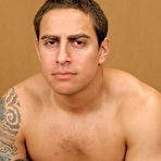 First pic of Muscular hot guy with tattoo stroking his big cock