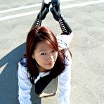 First pic of Amateur California Asian skater girl photographed outside by her bf.