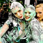 Fourth pic of Wetlook fetish with glamour ladies - messy fun with paints - messy catfighting from allwam.net allwam.org
