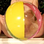 Fourth pic of Sexy Pattycake Nude Except For A Beach Ball