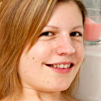 Second pic of Cute natural aussie Emily spreading muff in bathtub - Abby Winters - 4 Hairy Pussy