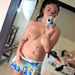 Third pic of Plump and very cute self shot nude asian girl friend.