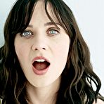 First pic of Zooey Deschanel non nude posing scans from mags