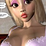 First pic of An office sex story: 3D hentai comics and anime art about young blonde secretary in sexy lingerie,  her busty redhead boss and legs fetish lesbian passion
