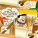 First pic of Brenda plugged in all her holes by Fred Flintstone [ Drawn Sex ]