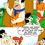 Fourth pic of Brenda plugged in all her holes by Fred Flintstone [ Drawn Sex ]