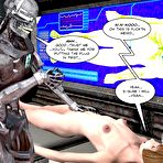 Third pic of Cybersex bizarre experiments: 3D BDSM comics and sci-fi porn anime story about the war of machines and cyborgs vs humans