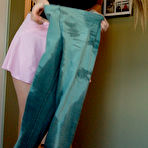 Fourth pic of Ineed2pee female desperation - wetting tight jeans and spandex - pissing pants and panties only at ineed2pee