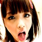 Fourth pic of Watch porn pictures from video Rin Yuzuki Asian gets cum in mouth after sucking cocks and dildo - SchoolGirlsHD.com