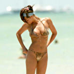 Second pic of Manuela Arcuri sunbathing topless