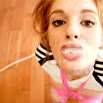 Fourth pic of Faye Reagan lets a huge dick score on her while tied up @ Disgraced18.com