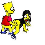Fourth pic of Slut Maggie Simpson getting bitten by Bart Simpson \\ Cartoon Porn \\