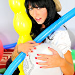 First pic of Hot Tattoo Babe Dakota Rose in Balloon Popping Cowgirl